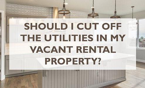 utilities in a vacant rental